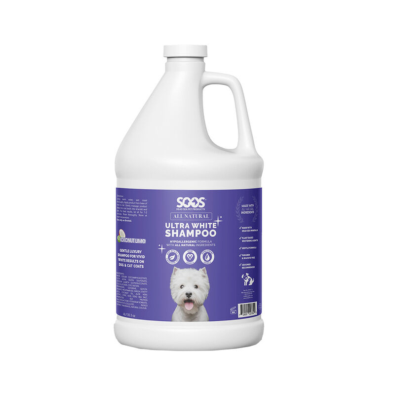 Soos, All Natural Ultra White Hypoallergenic Shampoo image number null