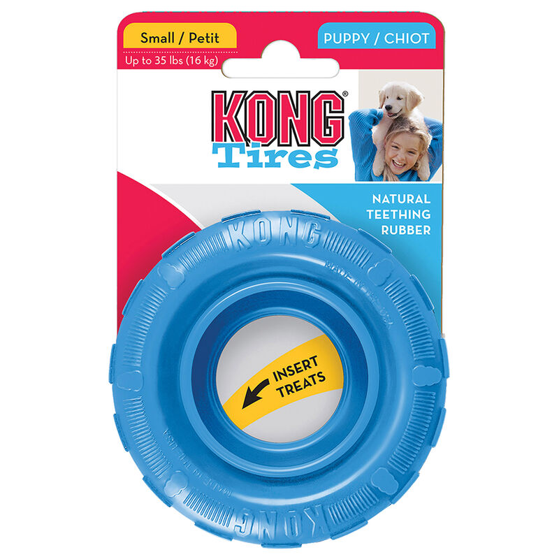 KONG, Puppy Tires - Interactive Dog Toy image number null