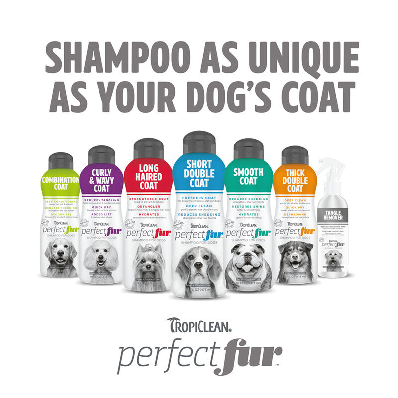 Tropiclean, Perfect Fur, Thick Double Coat Shampoo - 16 oz image number null