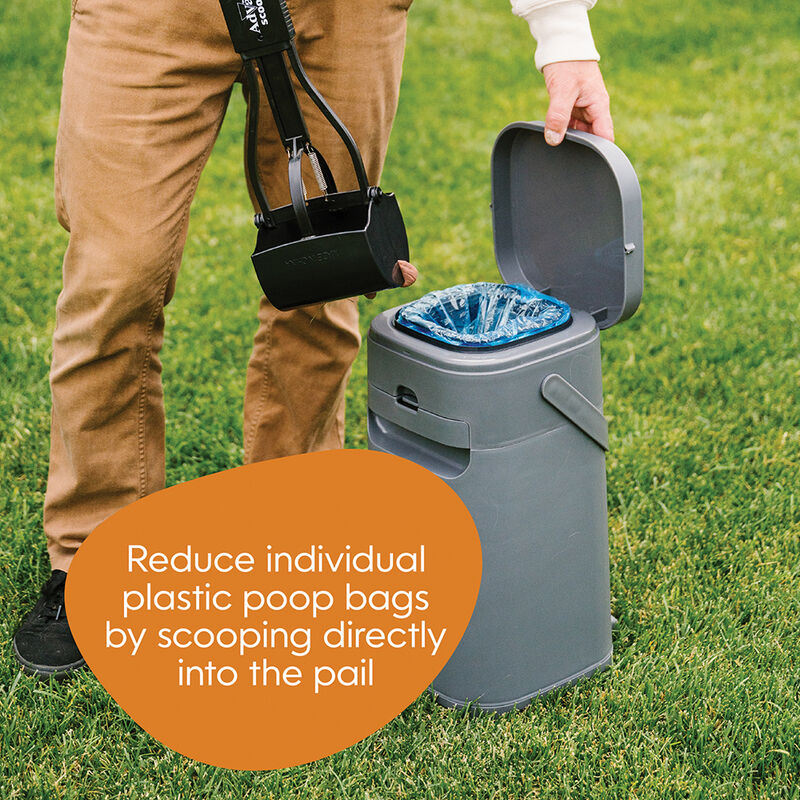 Pet Genie, Dog Waste Disposal System with Jumbo Refill image number null