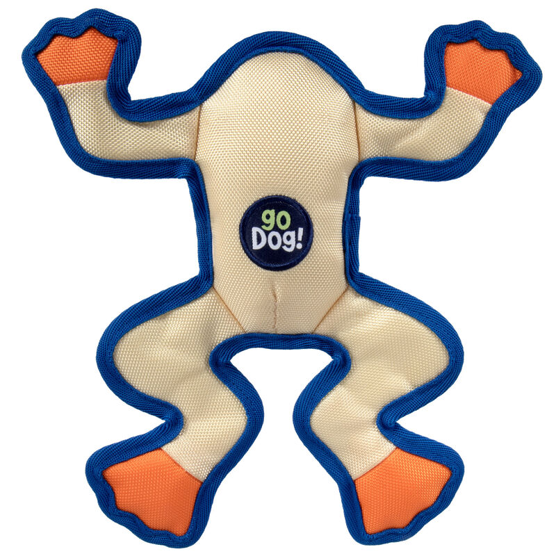 goDog Flap 'N Fun Freddy Frog - Dog Toy image number null