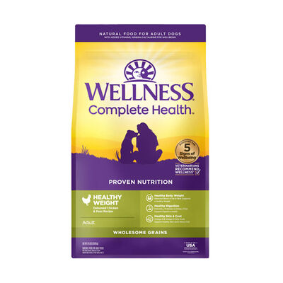 Wellness, Adult Complete Health - Healthy Weight Deboned Chicken & Peas - 10.9 kg - Dry Dog Food
