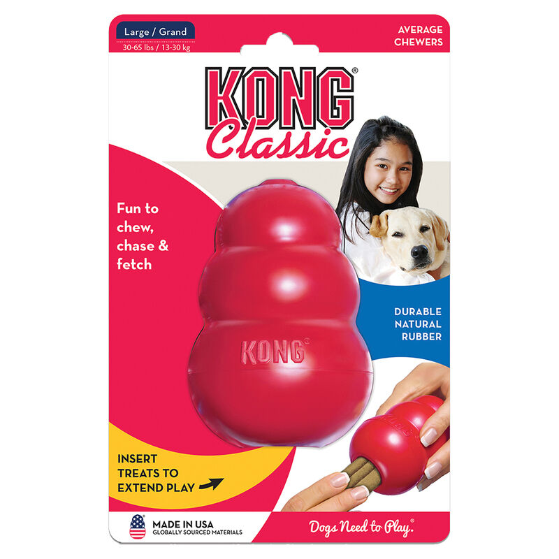 KONG, Classic - Red - Chew Dog Toy image number null