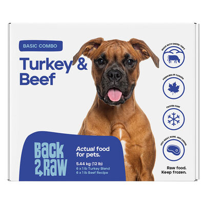 Back2Raw, Complete - Turkey & Beef - 12 x 1 lb
