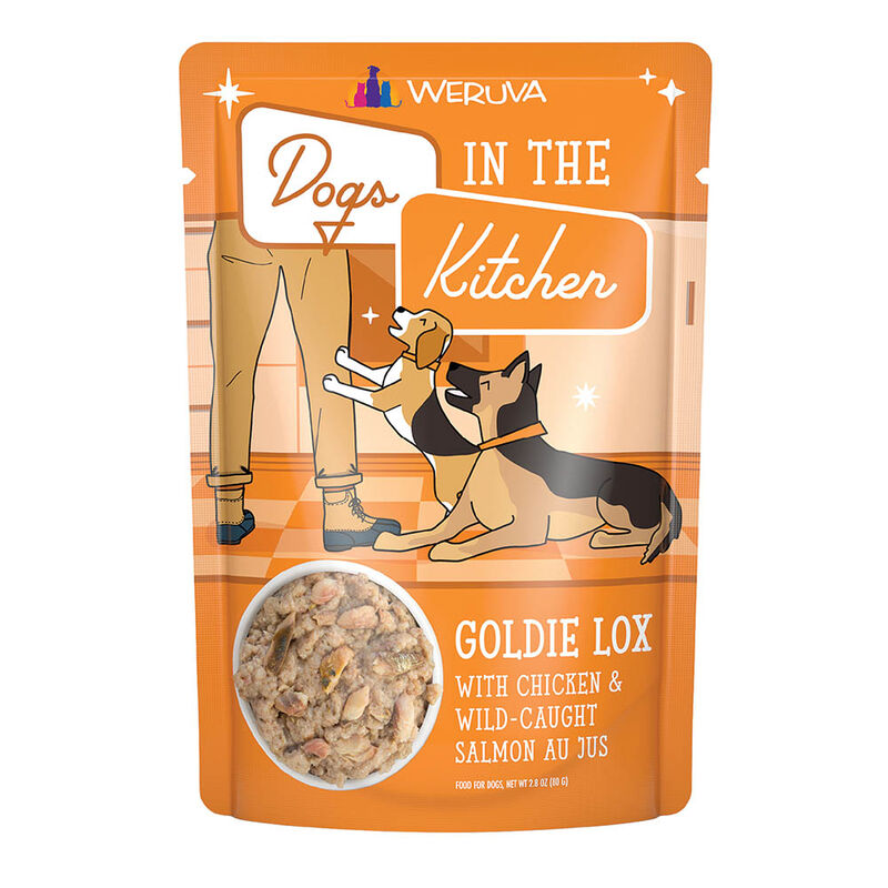 Weruva, Pouch, Adult - Goldie Lox - 80 g - Minced - Wet Dog Food image number null