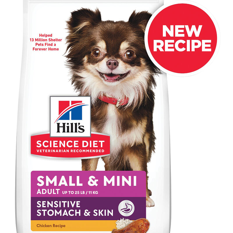 Science Diet, Adult Sensitive Stomach & Skin Small & Mini Chicken Recipe Dry Dog Food - Dry Dog Food image number null