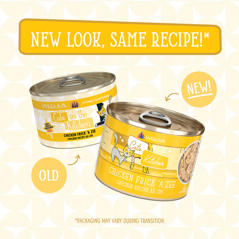 Weruva, Can Feline  - Chicken Frick â€˜A Zee-Chkn-170 g - Minced - Wet Cat Food image number null