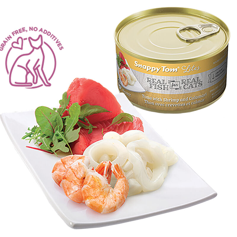Snappy Tom, Lites - Tuna w/Shrimp&Calamari - 156g image number null