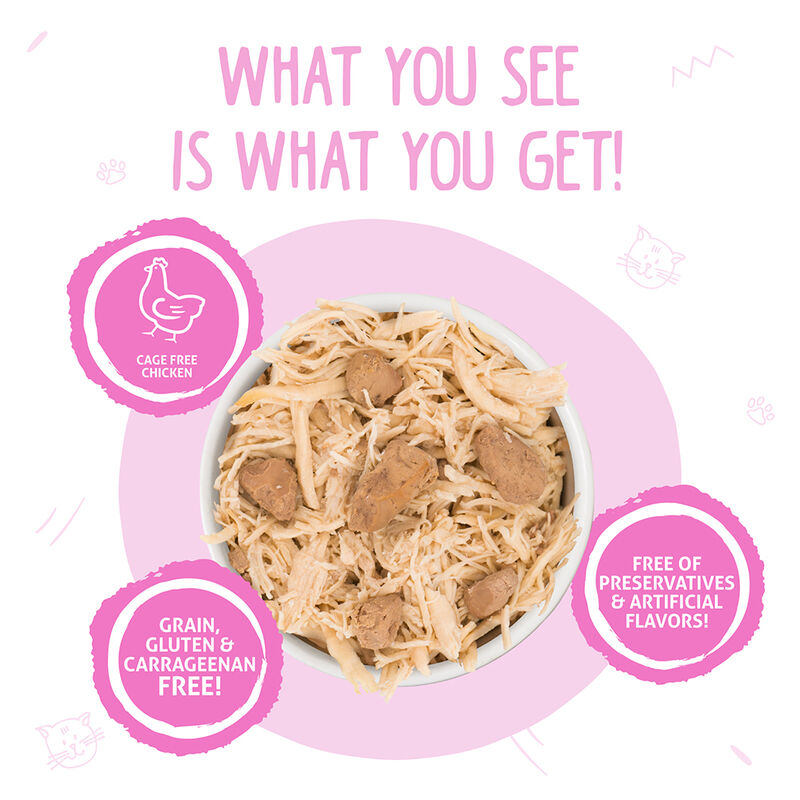 Weruva, Can Feline - Amazon Livin' - 156 g - Shreds - Wet Cat Food image number null