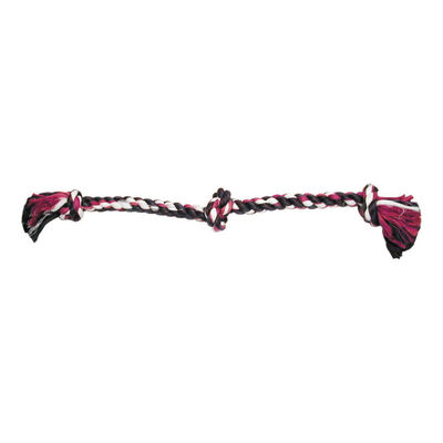 Mammoth, Flossy Chews, 3-Knot Color Rope Tug