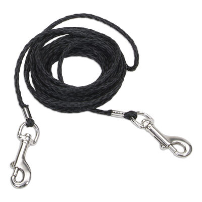 Coastal, Cat Tie Out - Black - 1/8" x 15' - Cat Tie Out