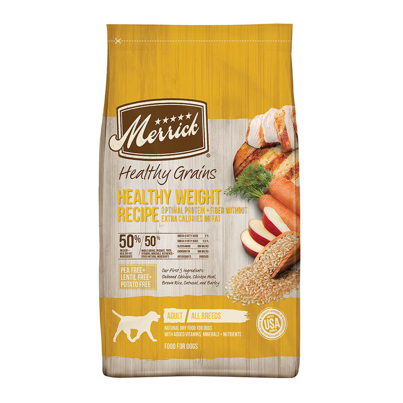 Merrick, Adult - Healthy Grains - Healthy Weight - Dry Dog Food image number null