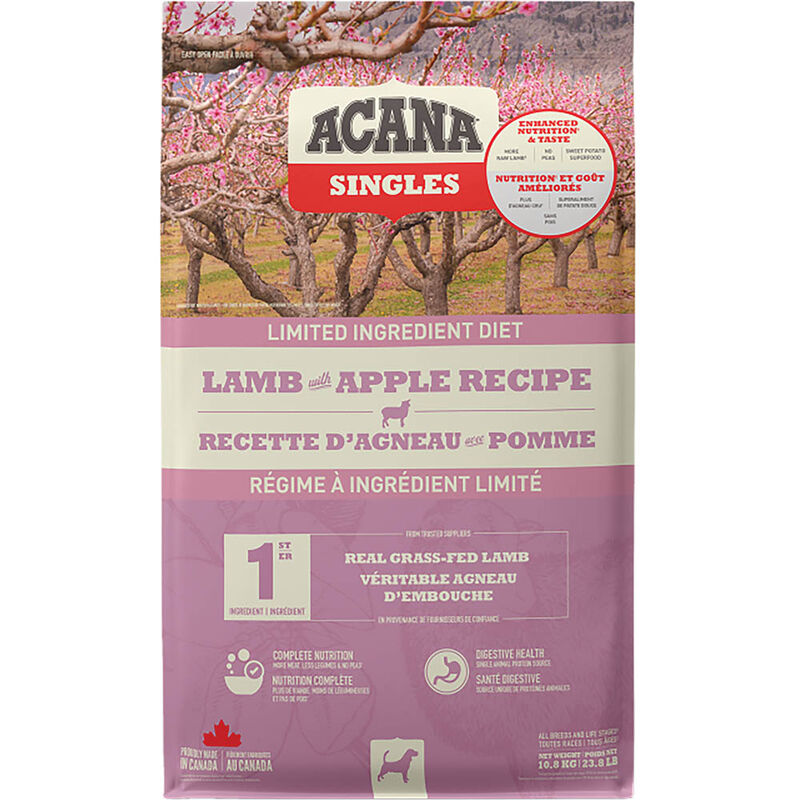 Acana, Adult - Singles Lamb & Apple - Dry Dog Food image number null
