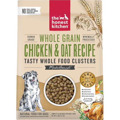 The Honest Kitchen, Whole Food Clusters, Whole Grain Chicken & Oat Recipe - Dry Dog Food