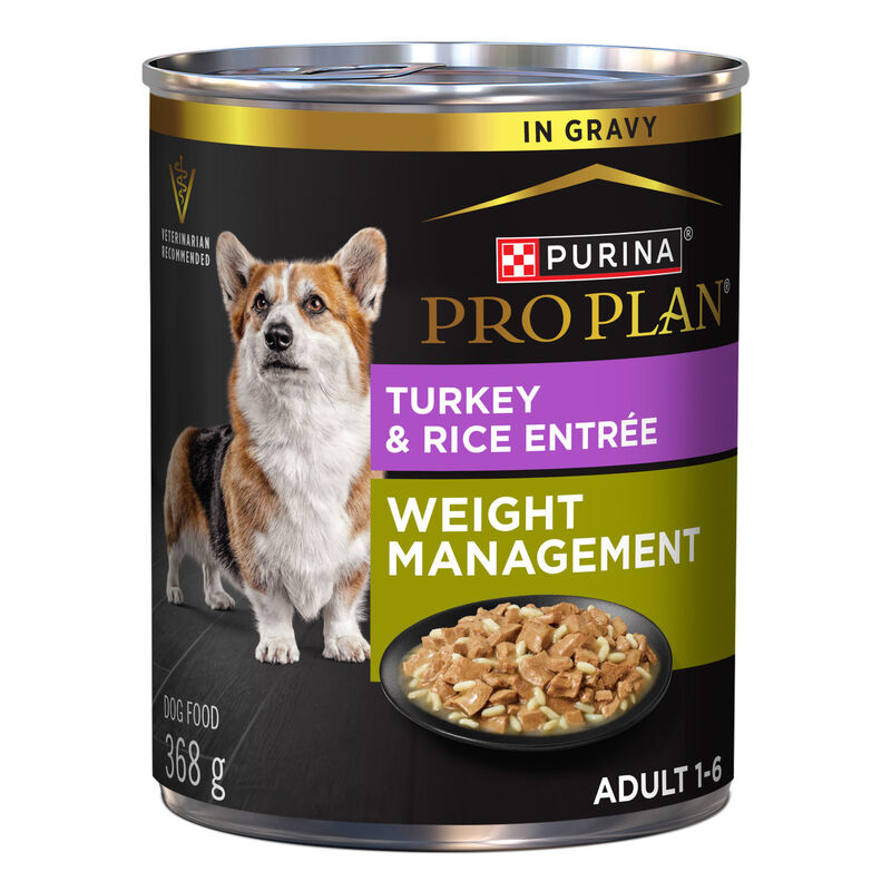 Pro Plan Dog, Can, Specialized Weight Management Turkey & Vegetable 368g image number null