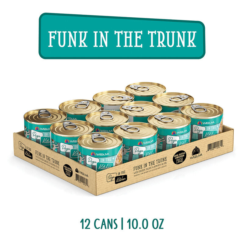 Weruva, Can, Adult - Funk in the Trunk - 283 g - Minced - Wet Dog Food image number null