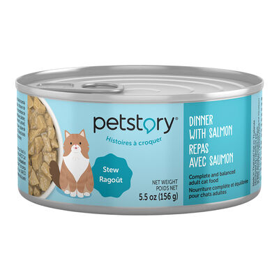 Petstory, Salmon Dinner - Stew - Wet Cat Food