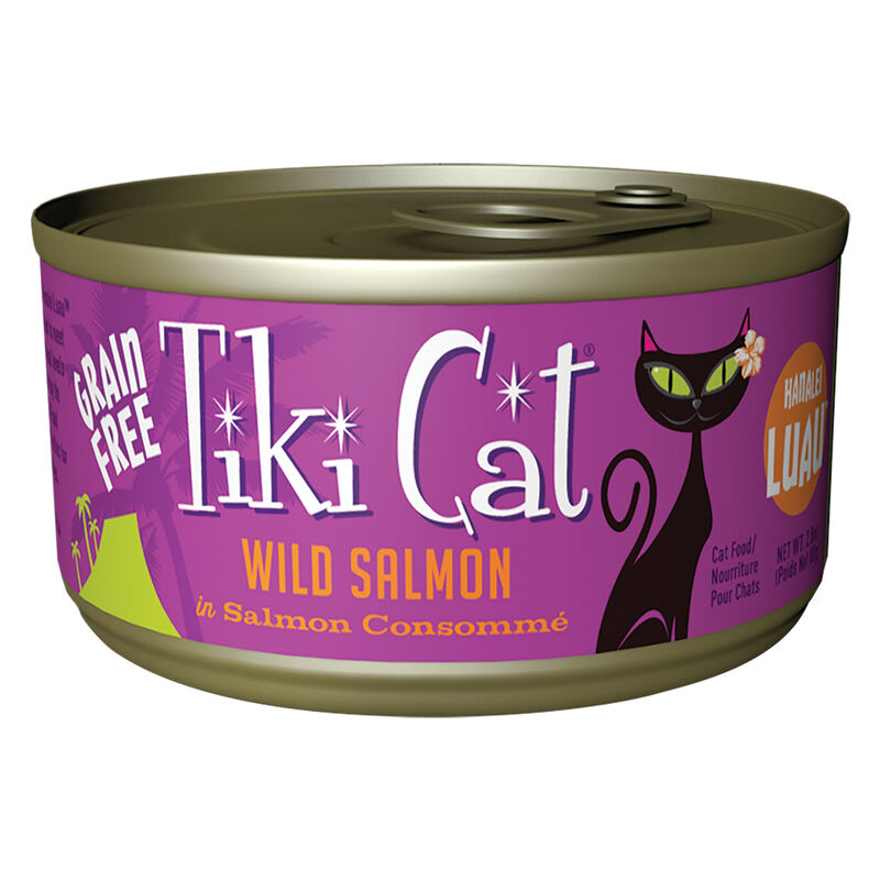 Tiki Cat, Can, Feline Adult - Hanalei Luau - Wild Salmon - 79 g image number null