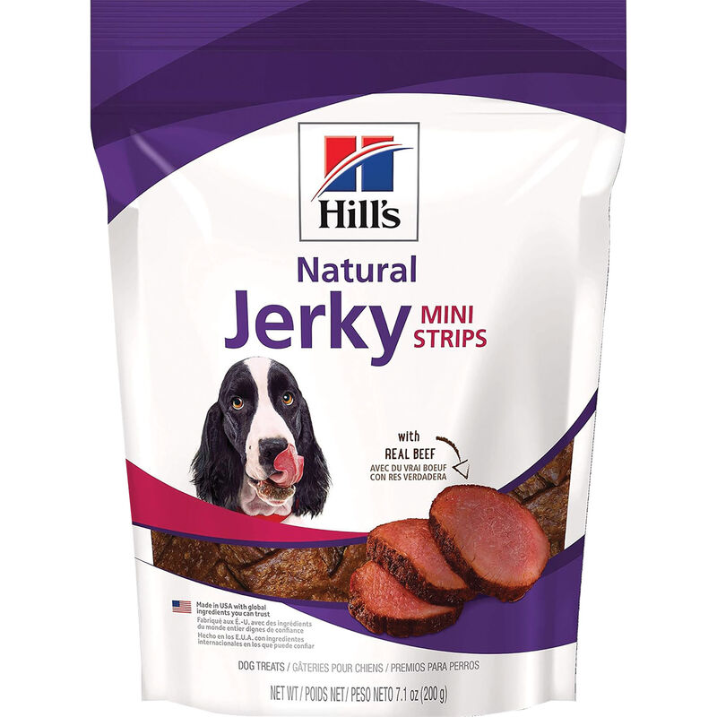 Science Diet, Beef Jerky Dog Treats, Jerky Mini-Strips Dog Snacks, Healthy Dog Treats, 200 g - Dog T image number null