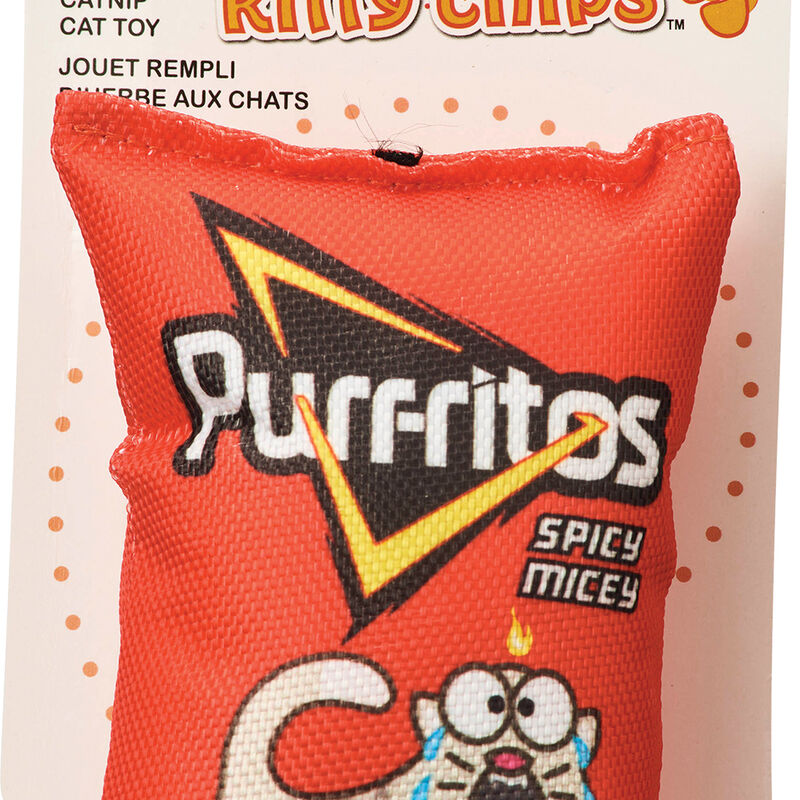 SPOT, Fun Food, Kitty Chips - Asst 4" - Chase Cat Toy image number null