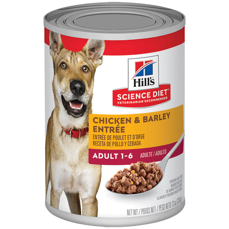 Science Diet, Adult Chicken & Barley Canned Dog Food, 370 g - Wet Dog Food image number null