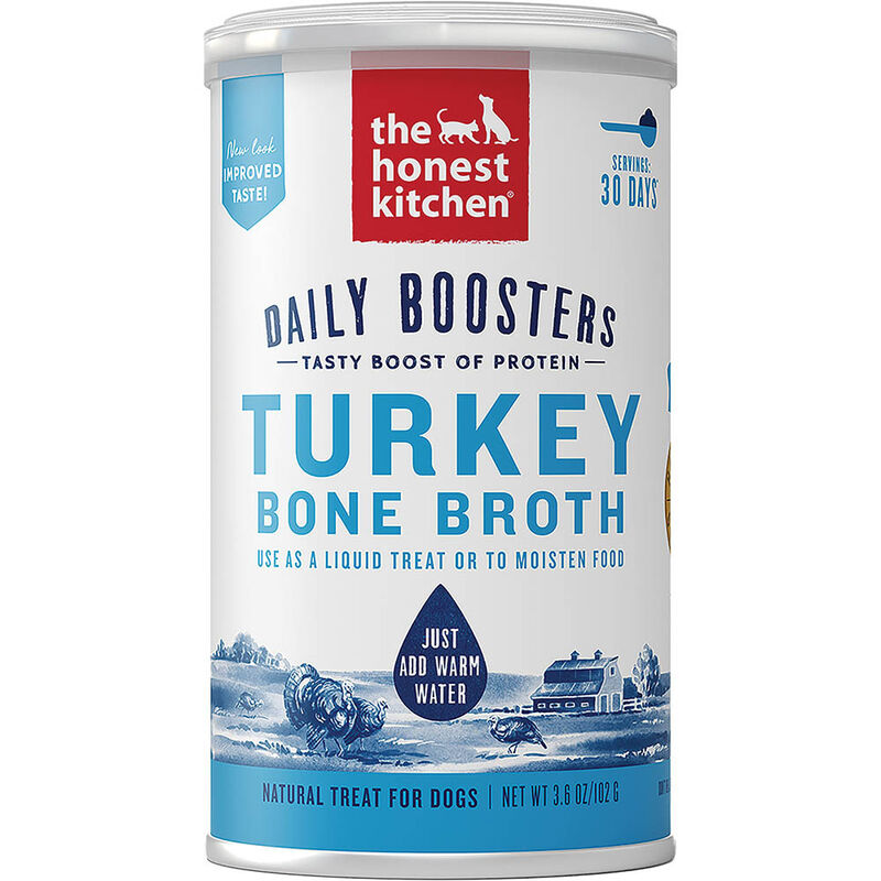 The Honest Kitchen, Turkey Bone Broth with Ginger - Dog Digestion image number null