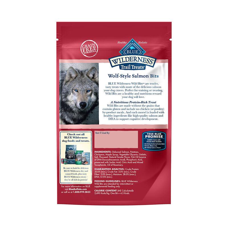 Blue Buffalo, Wilderness Wild Bits - Salmon - 113 g - Dog Treat image number null