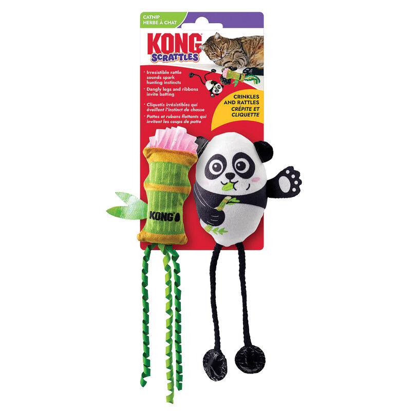 KONG, Scrattles Panda - 2 pk image number null