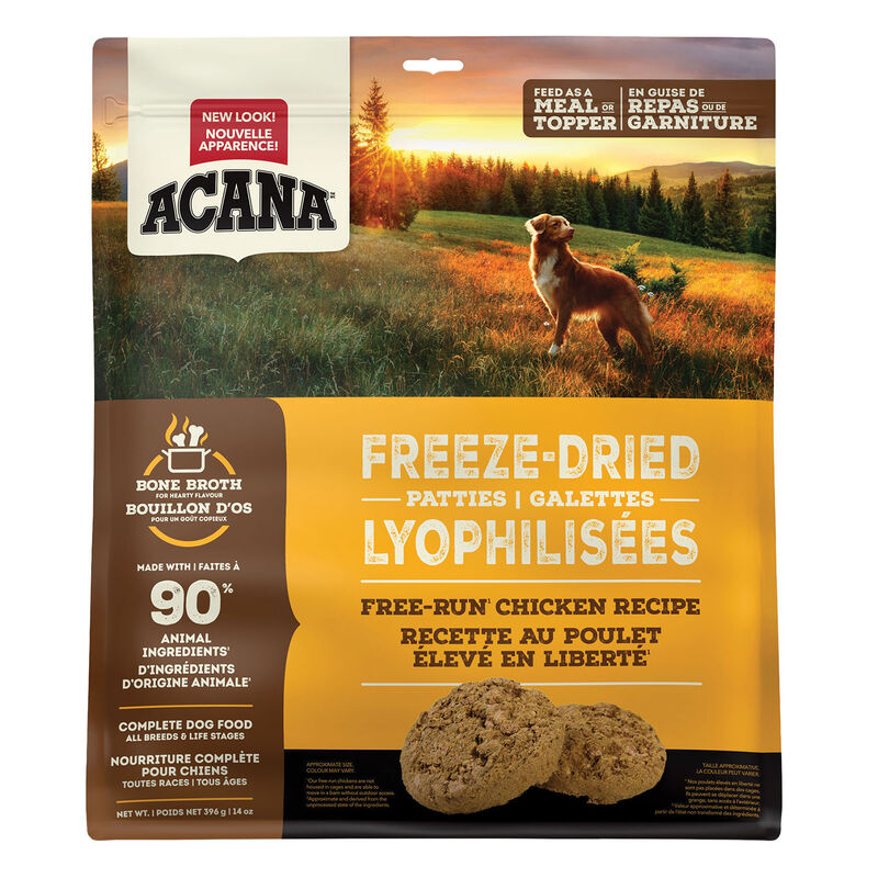 Acana, Adult - FD Patties - Free Run Chicken - 397 g - Freeze Dried Dog Food image number null