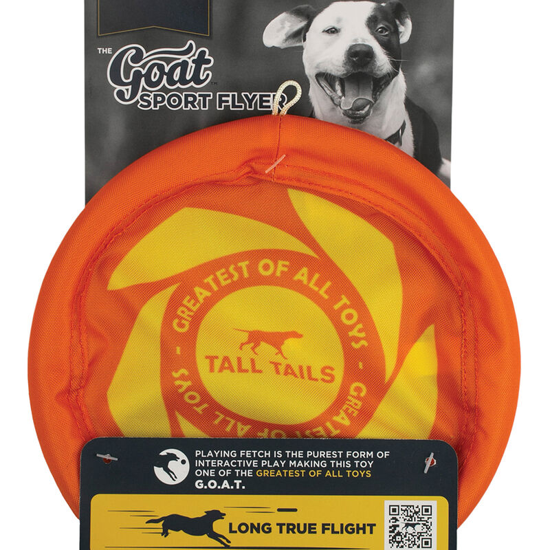 Tall Tails, GOAT Flyer - 7" - Toss Dog Toy image number null