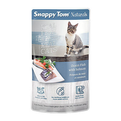 Snappy Tom, Pouch, Feline Adult - Ocean Fish with Salmon - 100 g