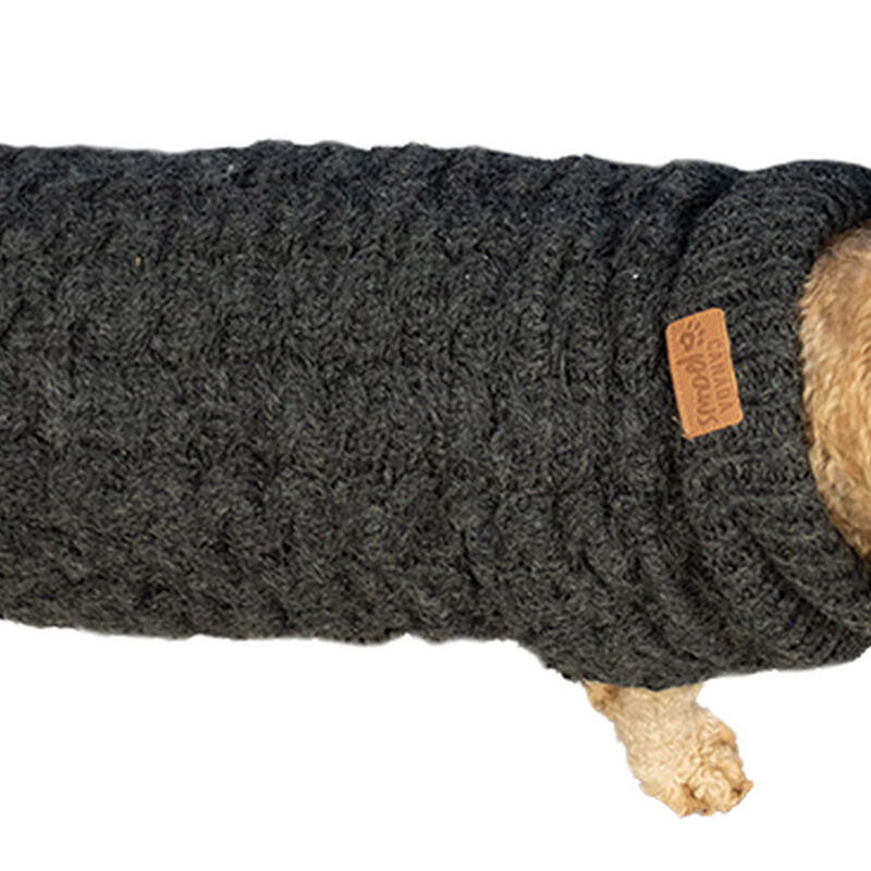 Canada Paws, Wool Sweater - Grey - Dog Sweater image number null