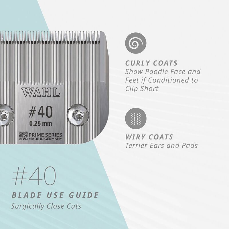 Wahl, Pro Animal Prime Series Blades - #40 - 0.25 mm image number null