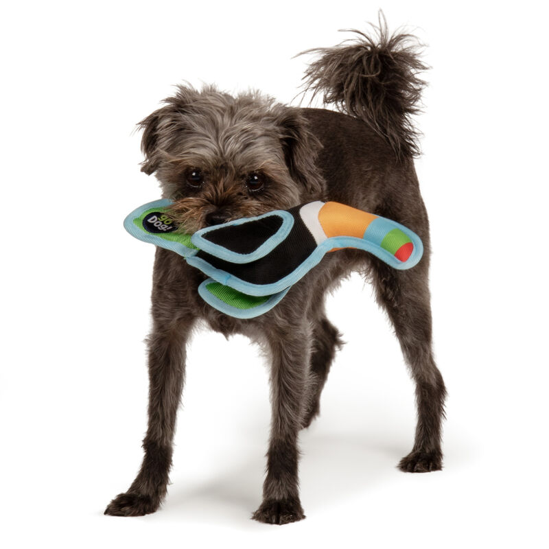 goDog Flap 'N Fun Tico Toucan - Dog Toy image number null