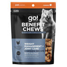 Go! Solutions,Benefit Chews - Weight Management + Joint Care Chicken Dog Treats - 170 g image number null