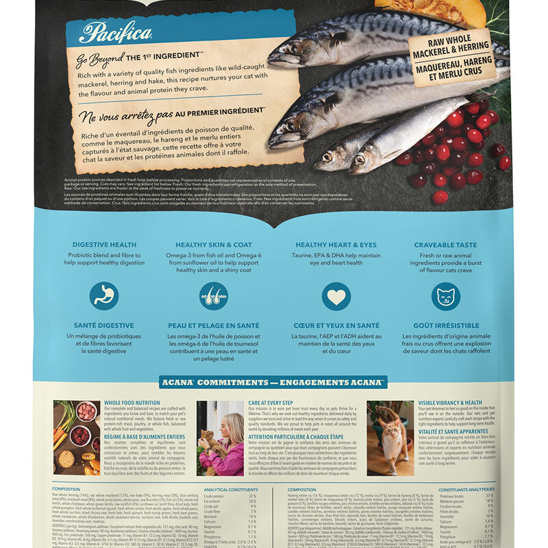 Acana, Feline Adult - Pacifica - Dry Cat Food image number null