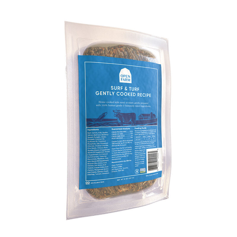 Open Farm, Adult - Gently Cooked - Surf & Turf - Gently Cooked Dog Food image number null