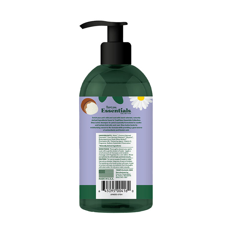 TropiClean, Essentials Shea Butter Shampoo - 16 fl oz image number null