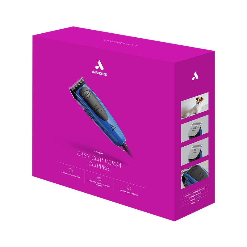 Andis, Easy Clip Versa Clipper Kit - Blue - Grooming Clipper image number null