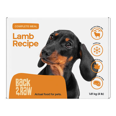 Back2Raw, Complete - Lamb Recipe - 1.81 kg - 4 x 1 lb