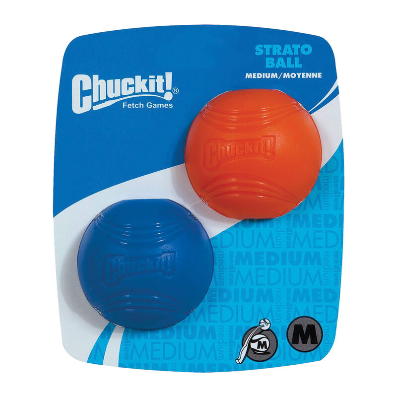 Chuckit!, Strato Ball - Medium - 2 pk - Toss Dog Toy image number null