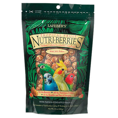 Lafeber, Tropical Fruit Nutri-Berries, Cockatiel - 10 oz