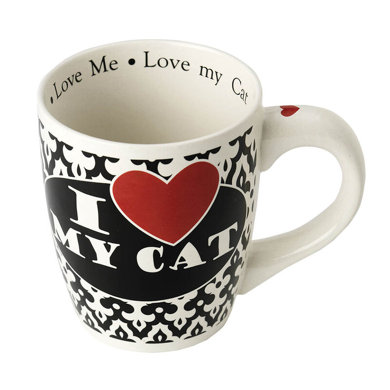 PetRageous, I Love My Cat Mug - 28 oz image number null