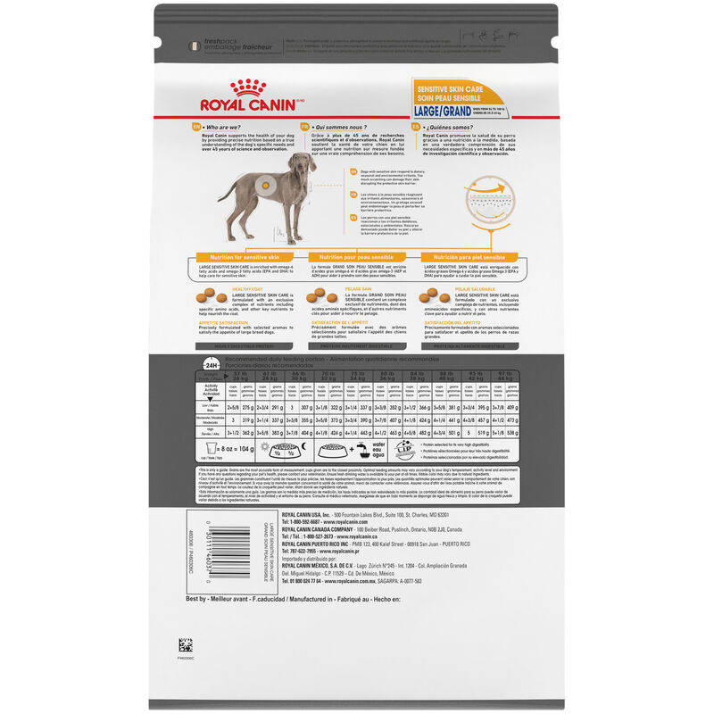 Royal Canin, Canine Care Nutrition Sensitive Skin Care Adult Large - Dry Dog Food image number null
