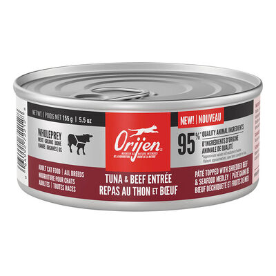 Orijen, Feline Adult - Tuna & Beef EntrÃ©e - 155 g - Wet Cat Food
