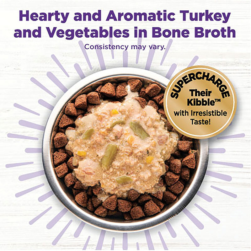 Wellness, Bowl Boosters - Hearty Toppers - Turkey & Sweet Potatoes in Bone Broth - 156 g - Wet Dog F image number null