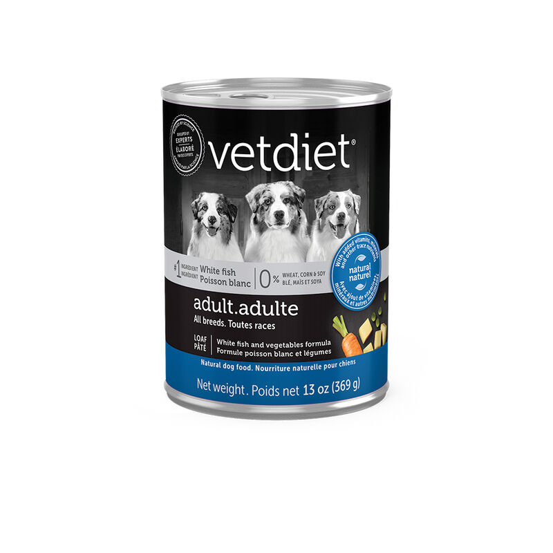 Vetdiet, Can, Adult - Whitefish - 369 g - Wet Dog Food image number null