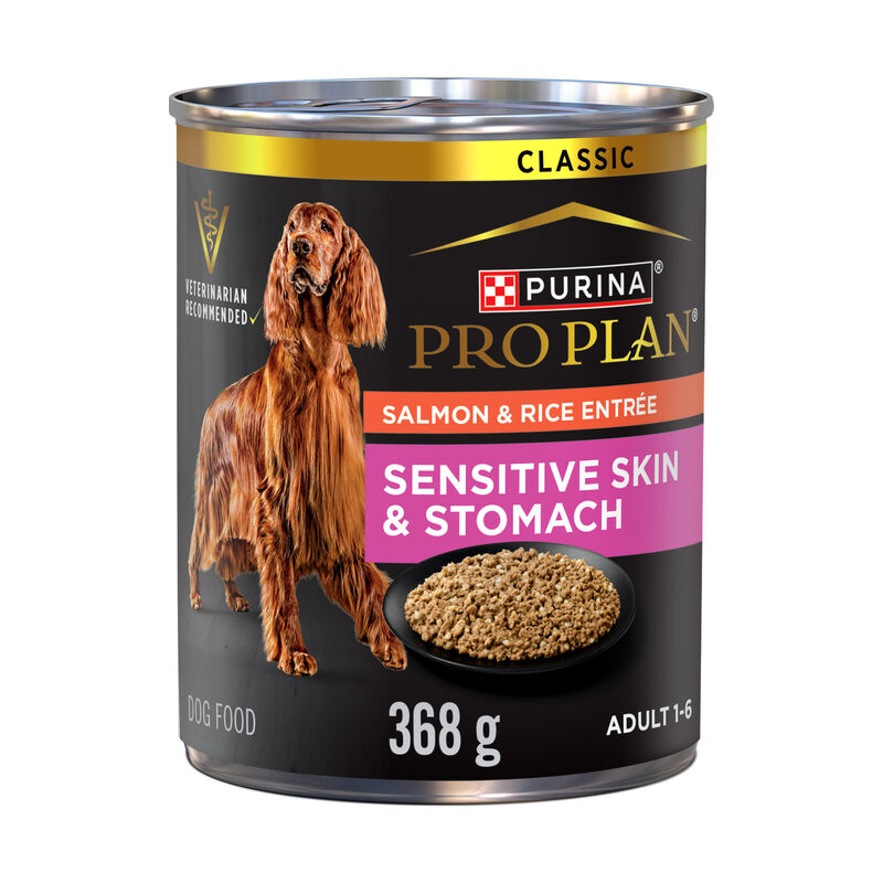 Pro Plan, Adult Sensitive Skin & Stomach - Salomn & Rice - 385 g - Wet Dog Food image number null