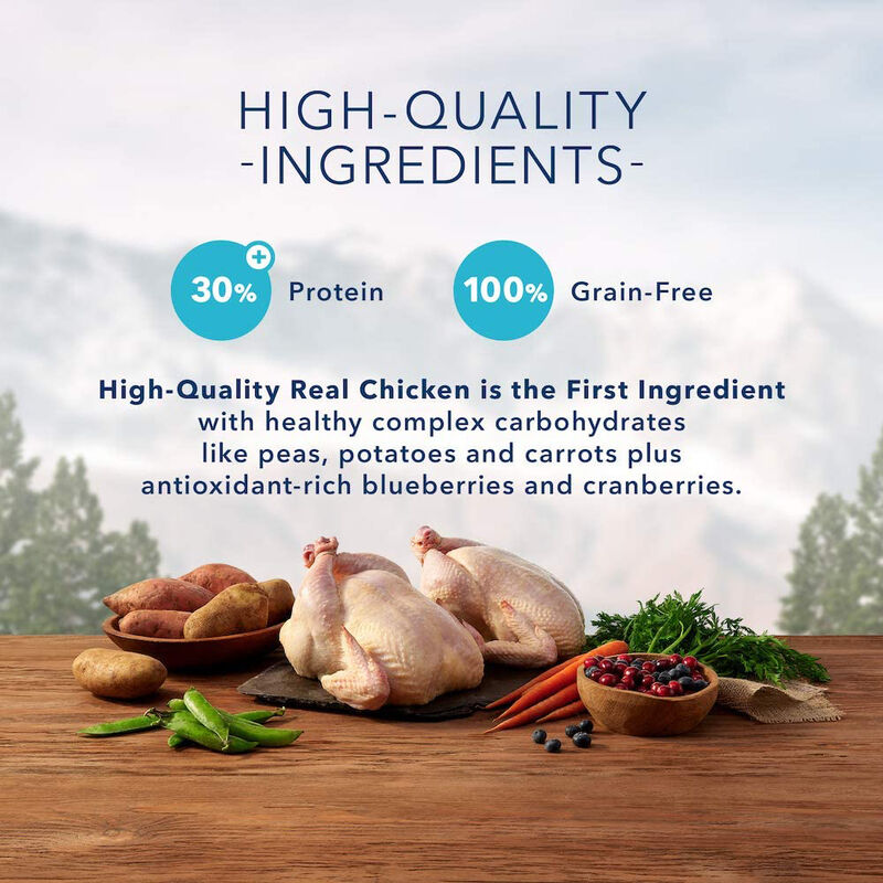Blue Buffalo, Adult - GF Wilderness - Chicken - Dry Dog Food image number null