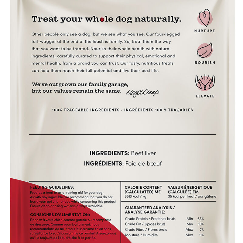 Crumps' Naturals, Traditional Liver Fillets Dog Treats - Dog Treat image number null